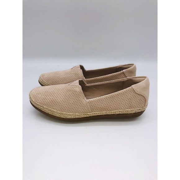 CLARKS Collection Women Danelly Sky Espadrille Slip-Ons Blush Suede, choose size - Picture 4 of 10